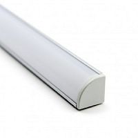 Профиль для светодиодной ленты угловой SW-Group 1616SW 2000х16х16мм картинка 